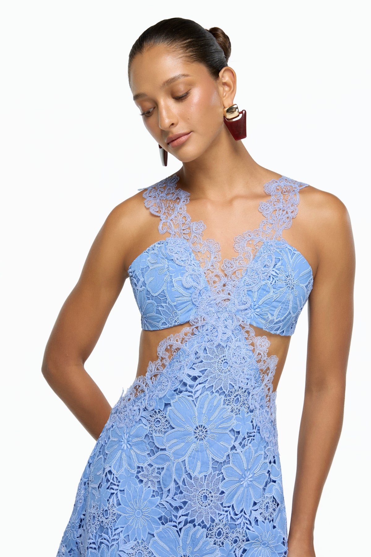 THERESE MINI DRESS BLUE