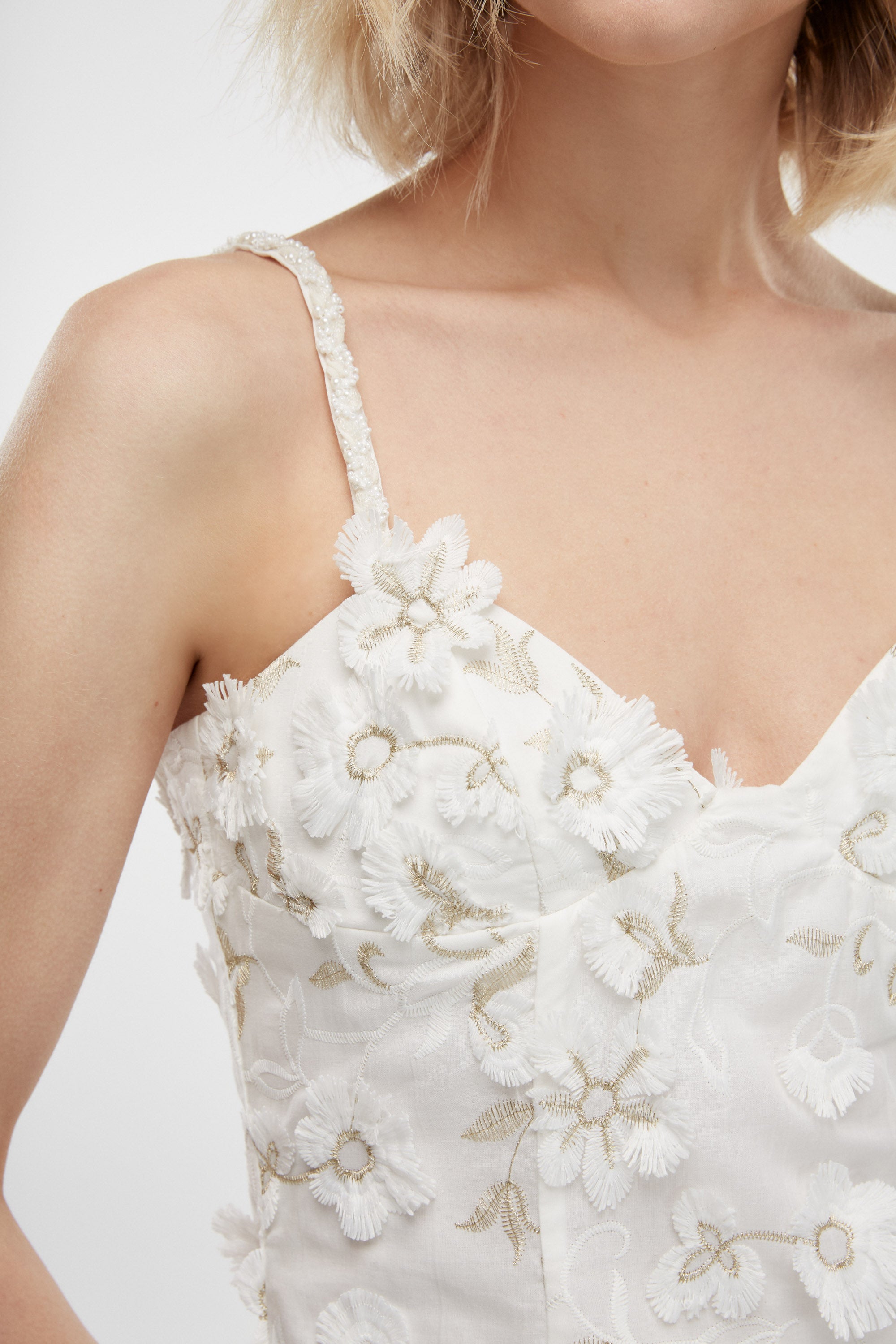 VIOLE MINI DRESS WHITE