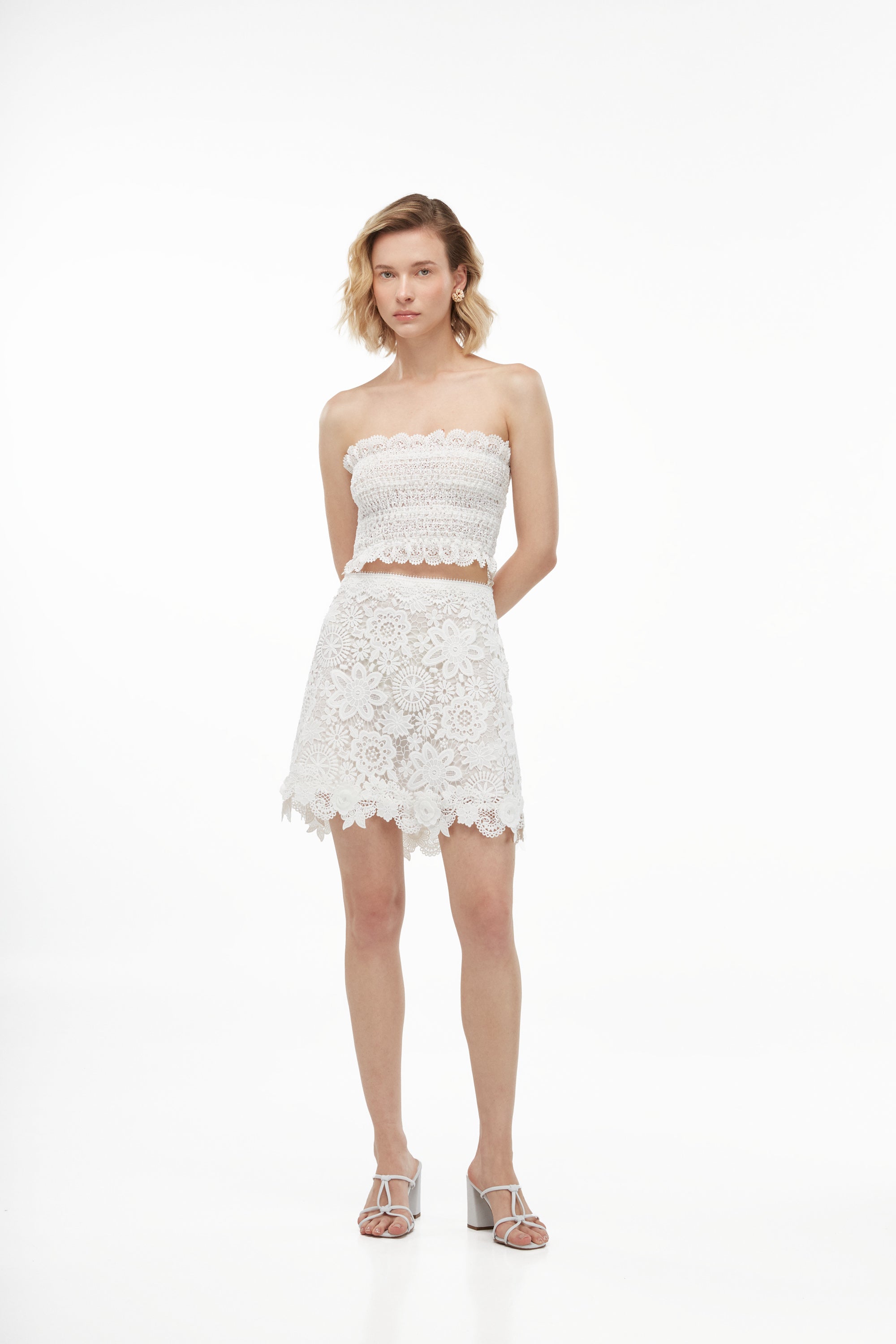 IONA MINI SKIRT WHITE