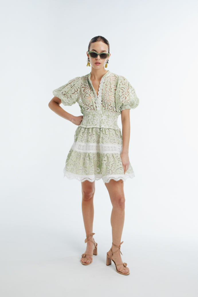 MARION MINI DRESS GREEN