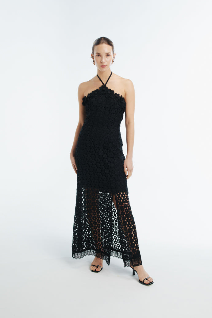 CELESTINA MAXI DRESS BLACK