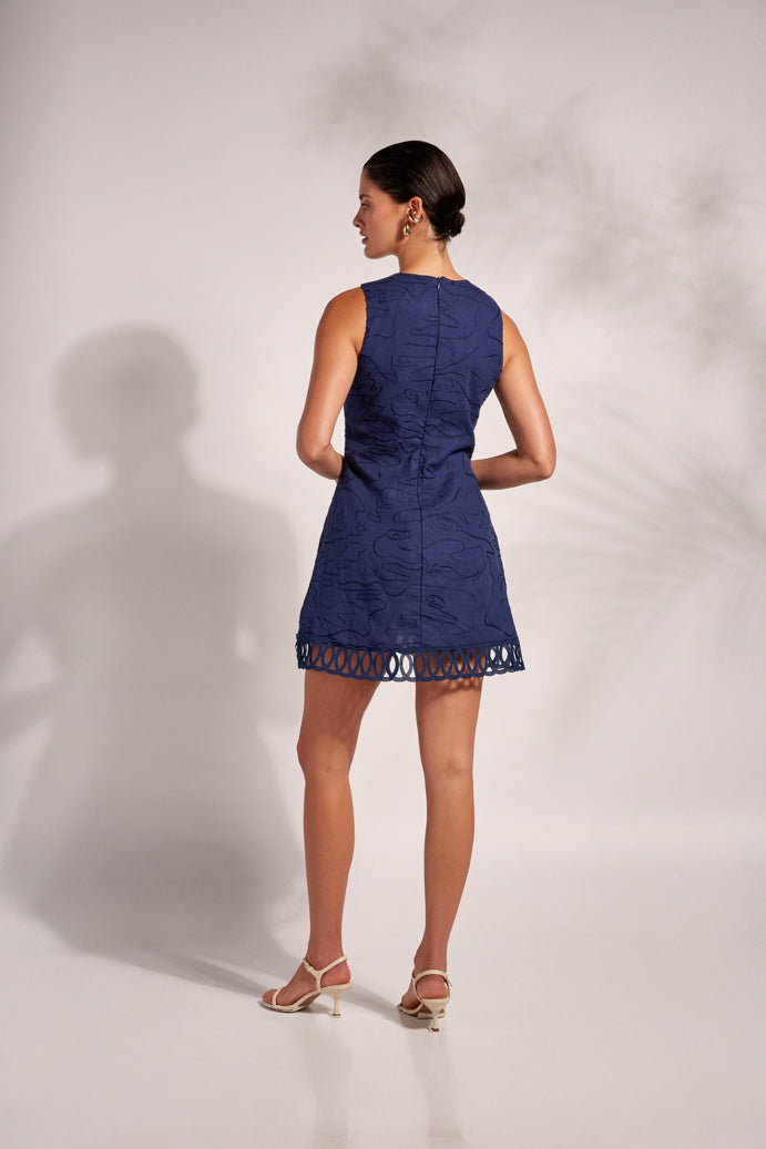 KIMI MINI DRESS NAVY BLUE