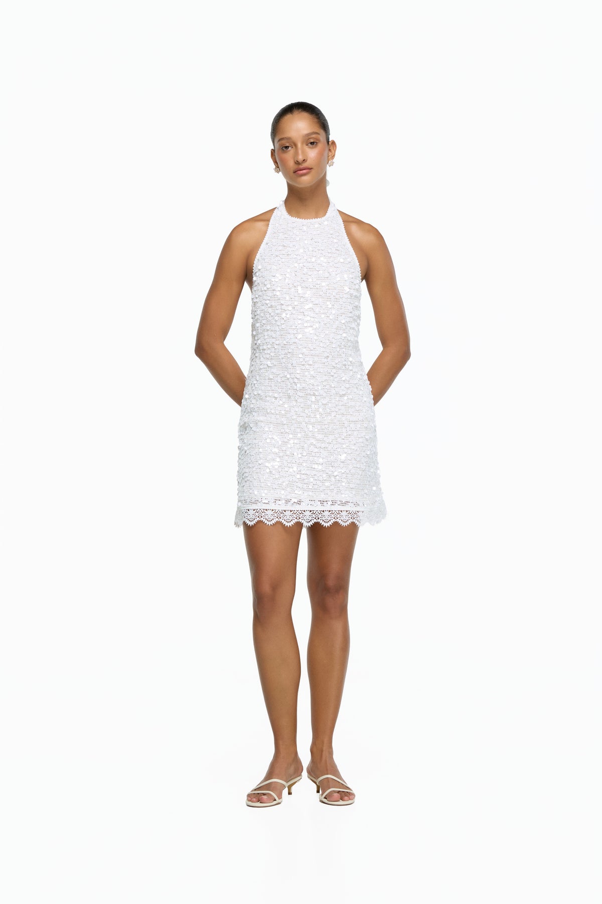 LUMINA MINI DRESS WHITE