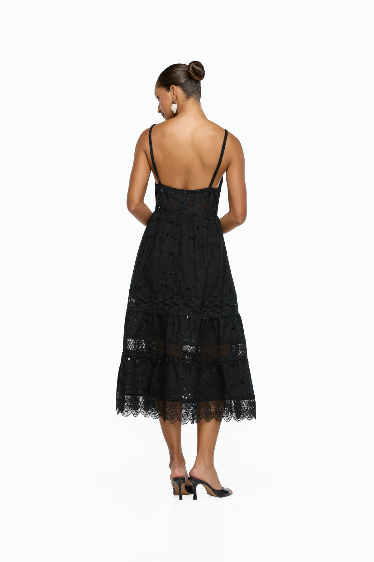 PENELOPE MIDI DRESS BLACK