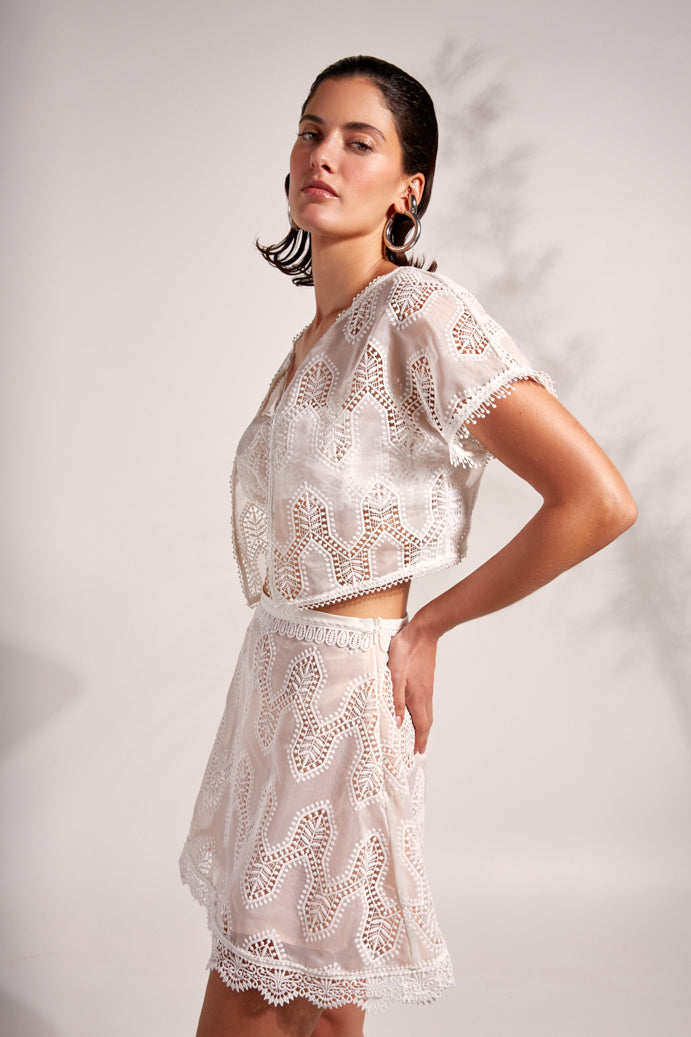 RENATA SKIRT WHITE