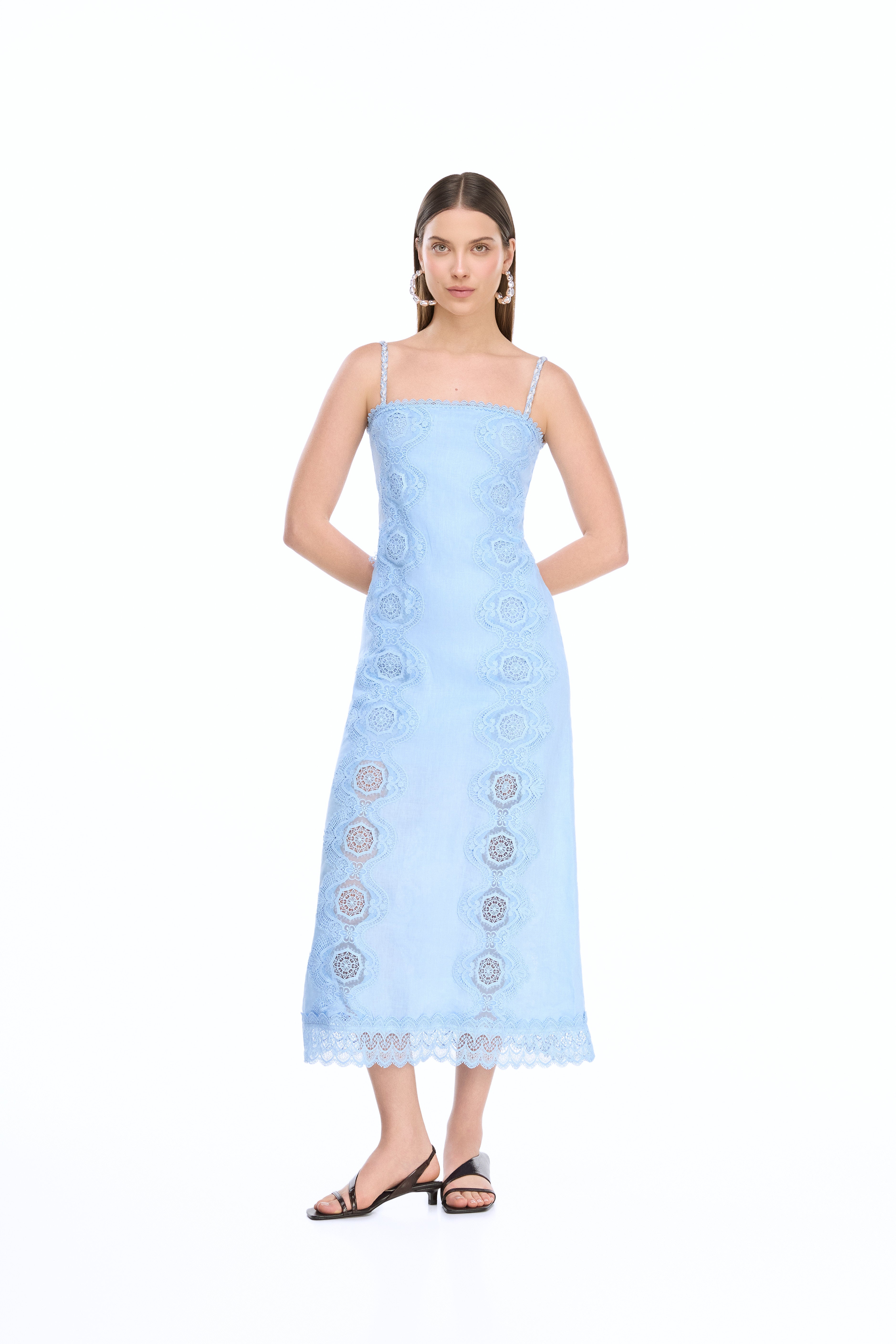 ROCIO MAXI DRESS BLUE