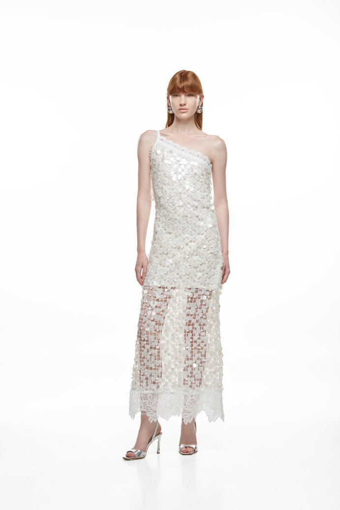 ZAFIRO MAXI DRESS WHITE