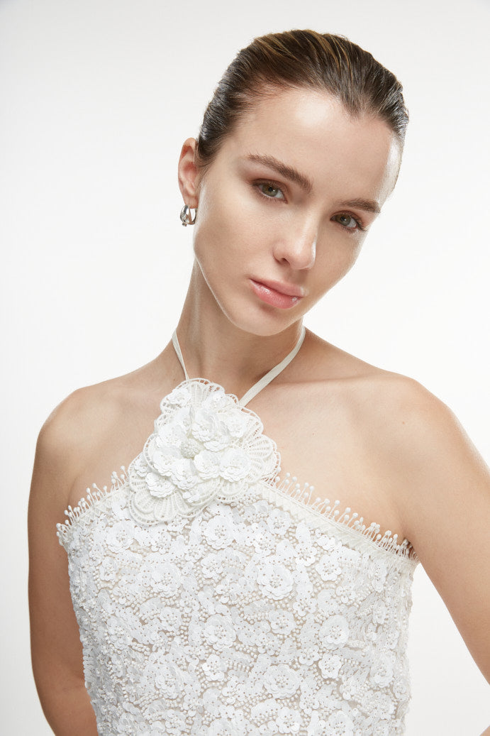 BESO DE LUNA MAXI DRESS WHITE