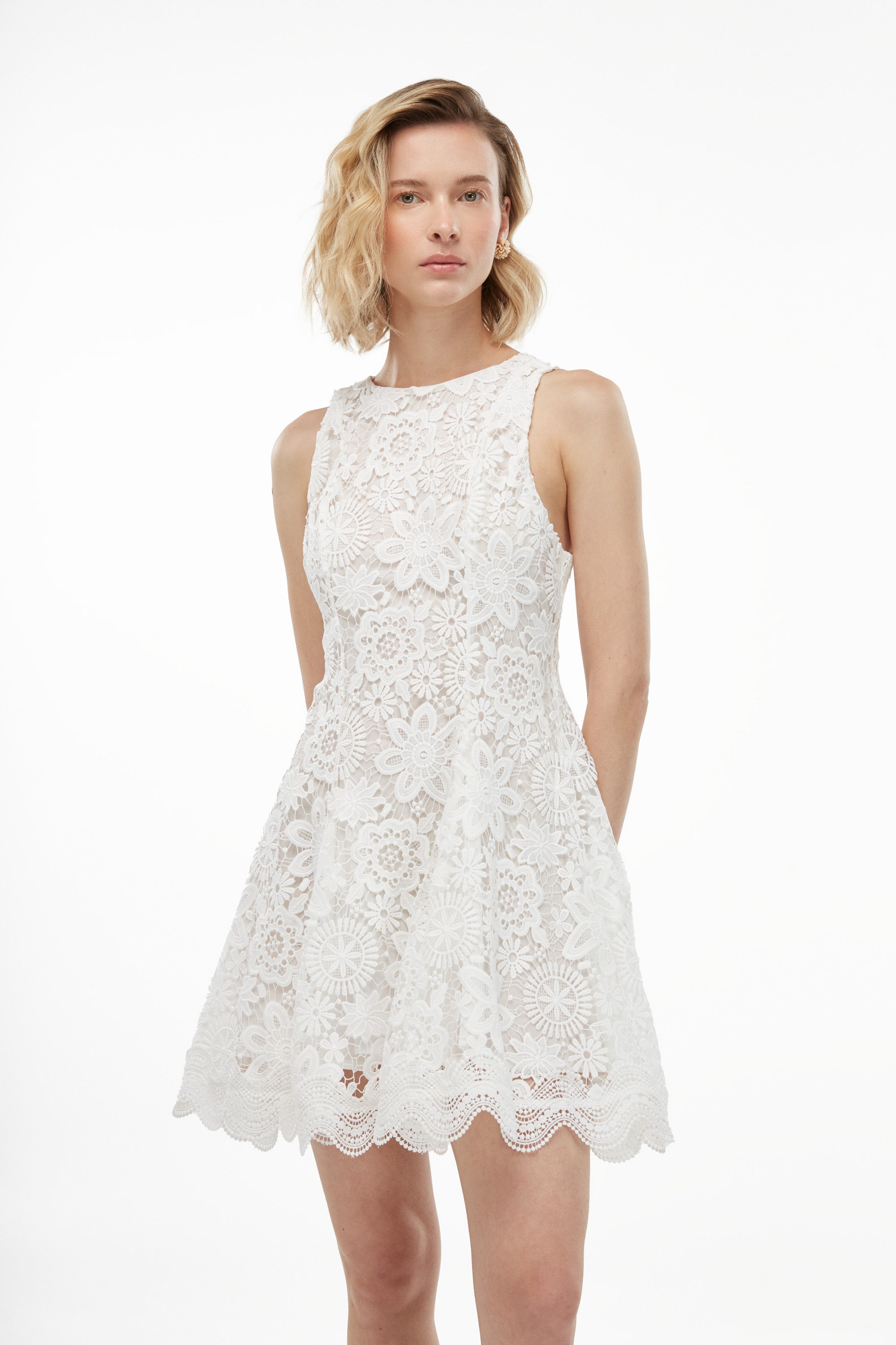 ELOISE MINI DRESS WHITE