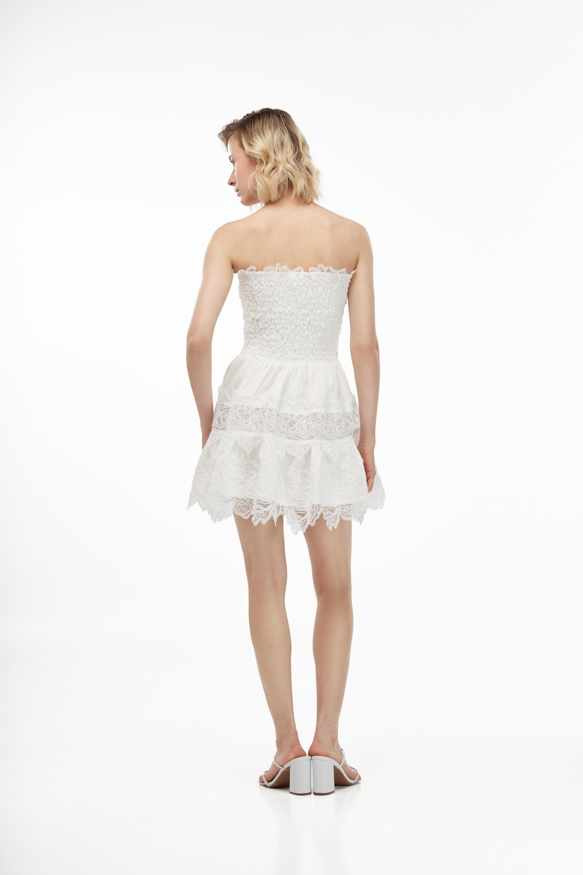 BRISA MINI DRESS WHITE