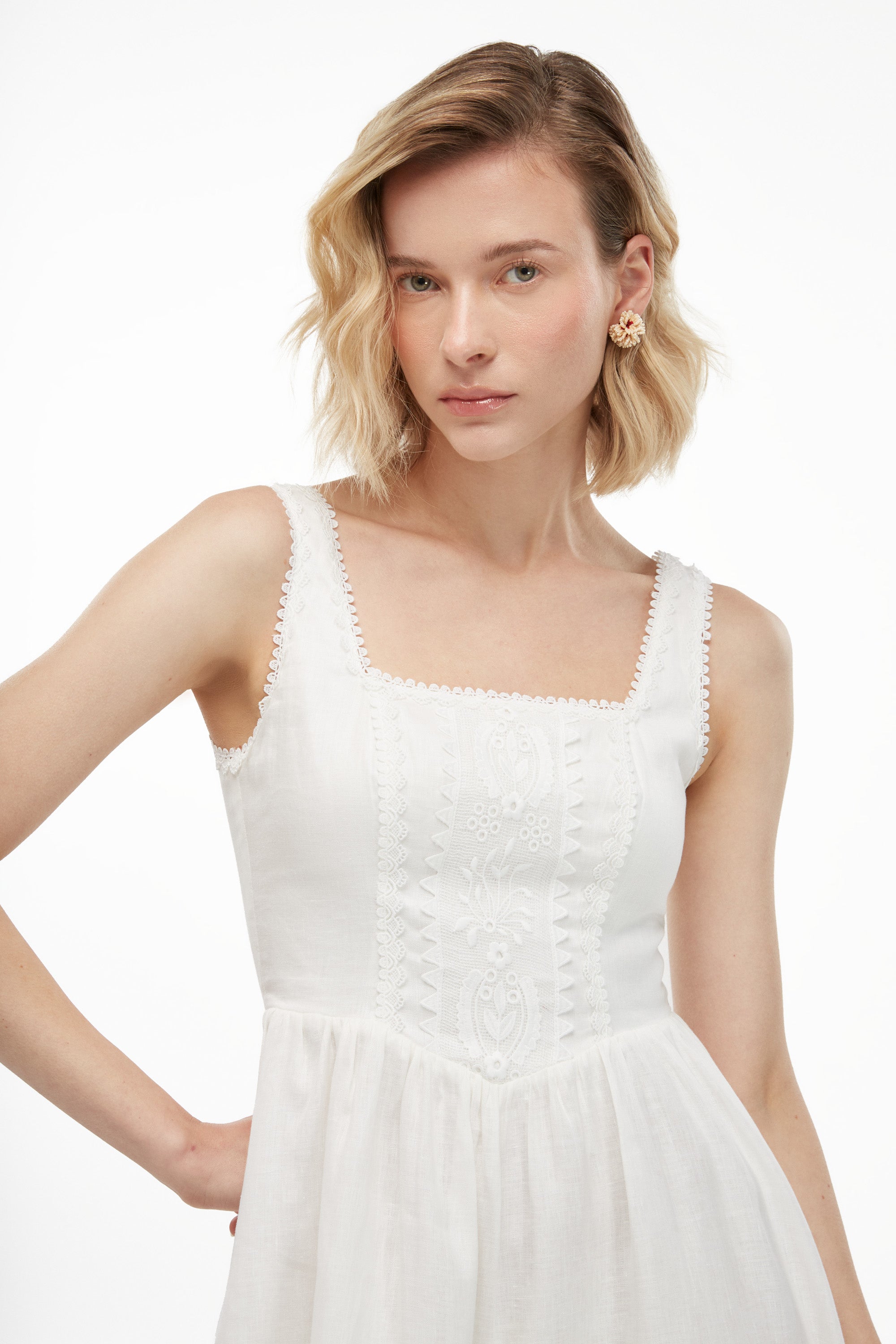 SERENA MINI DRESS WHITE