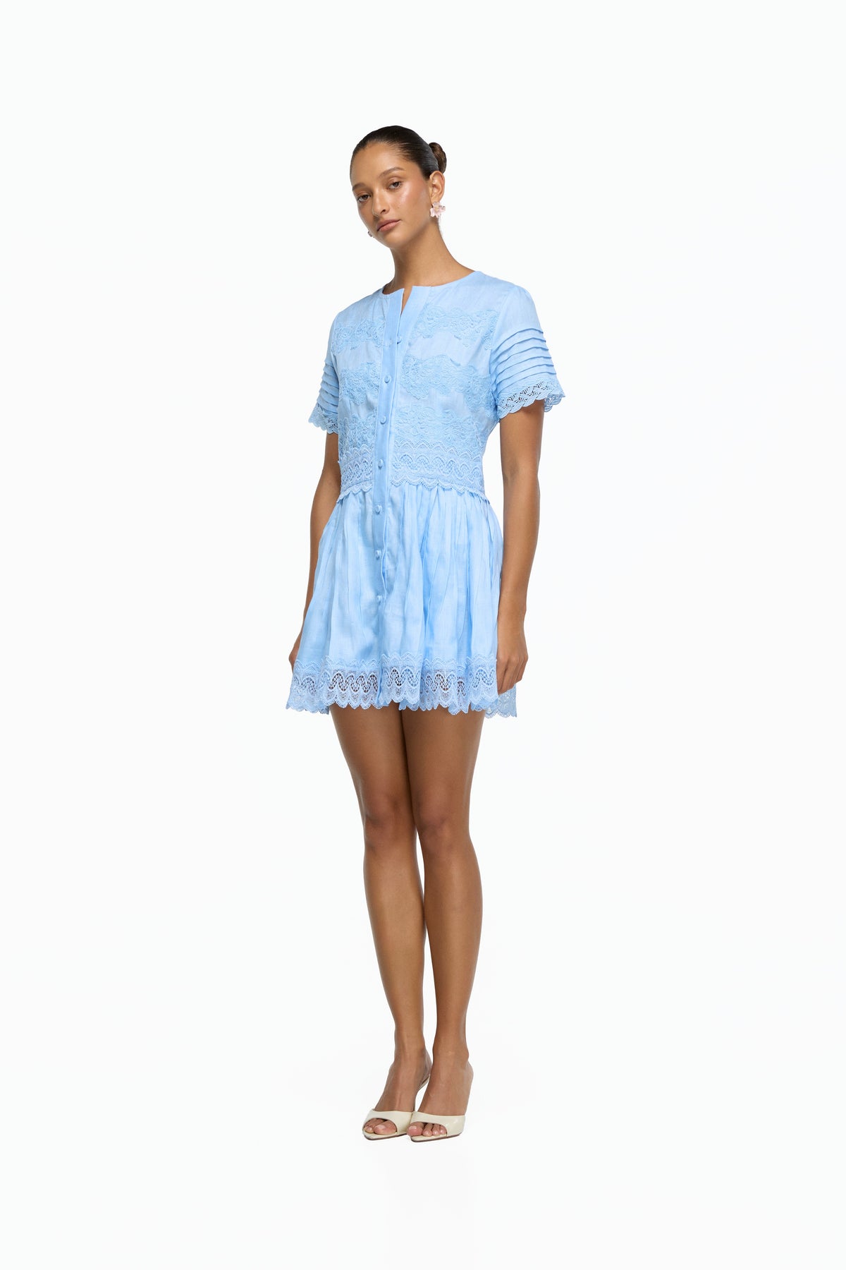 CHLOE MINI DRESS BLUE