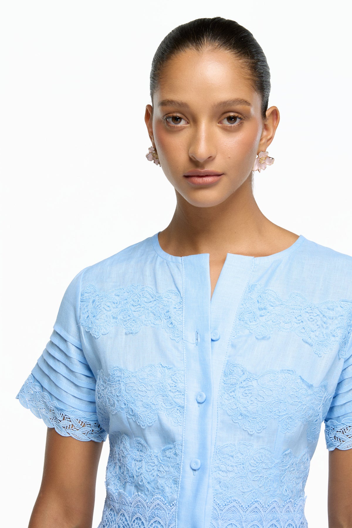 CHLOE MINI DRESS BLUE
