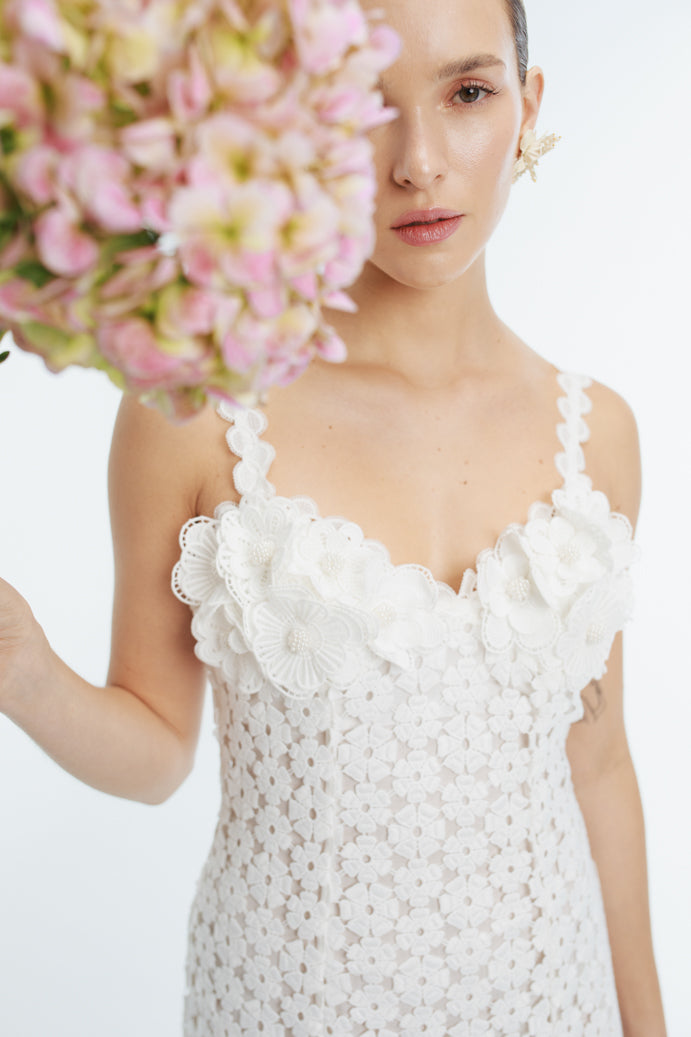 DESTIN MAXI DRESS WHITE