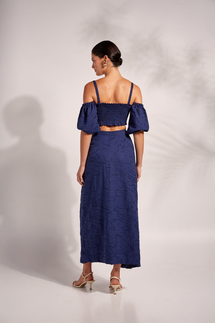 JADE TOP NAVY BLUE