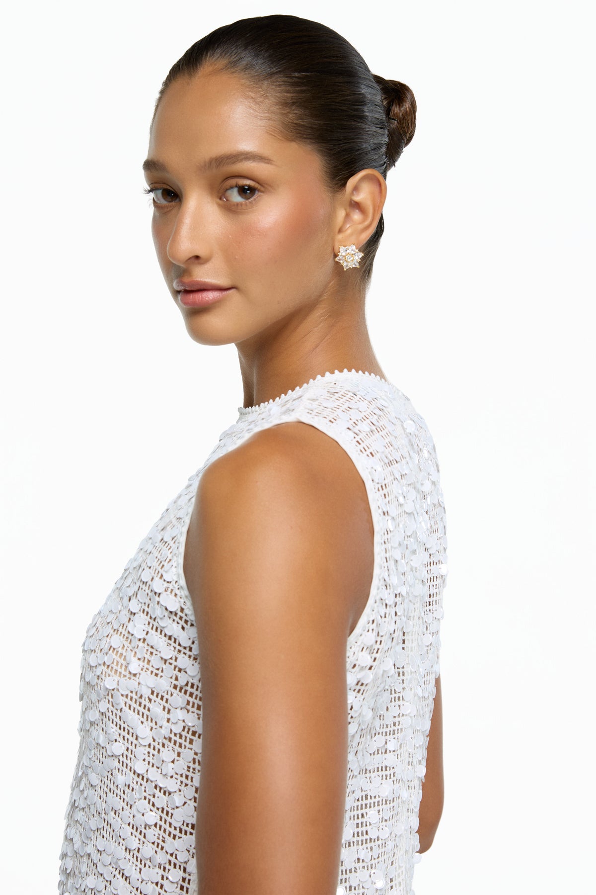 JULIA MIDI DRESS WHITE