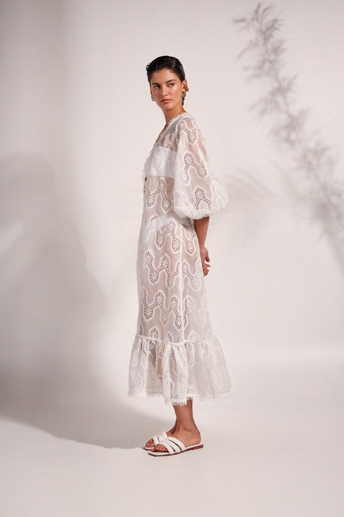 MADELEINE KIMONO WHITE