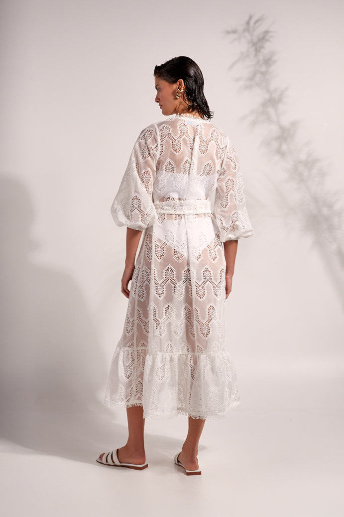 MADELEINE KIMONO WHITE