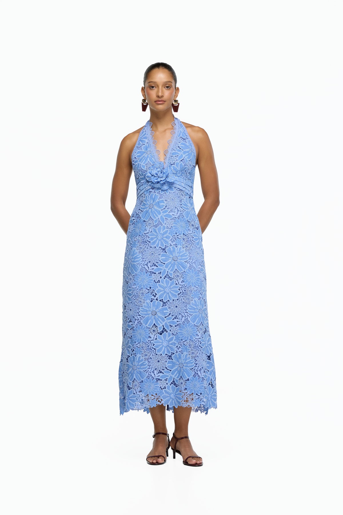 ODETTE MAXI DRESS BLUE