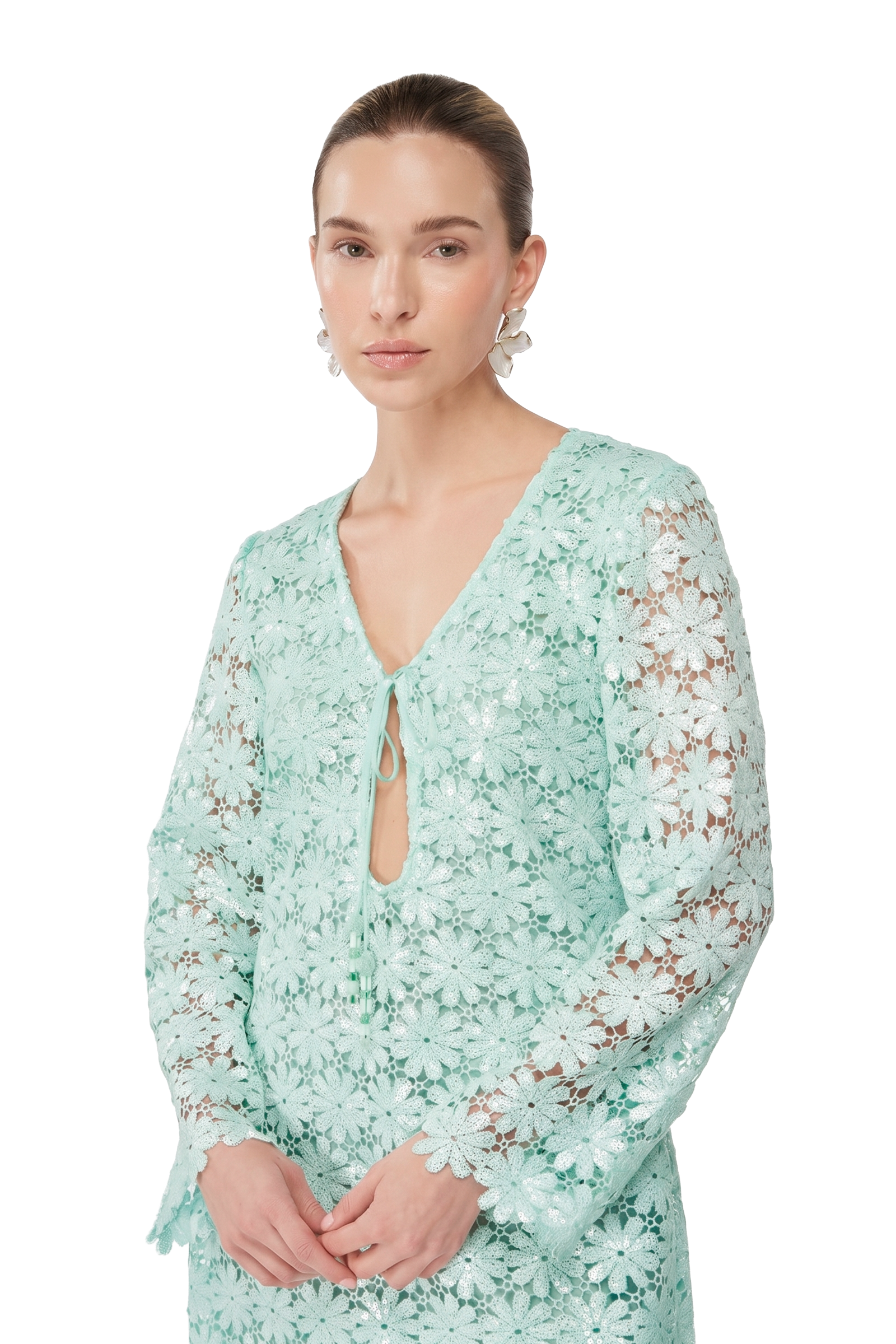 SERAPHINE MINI DRESS SAGE