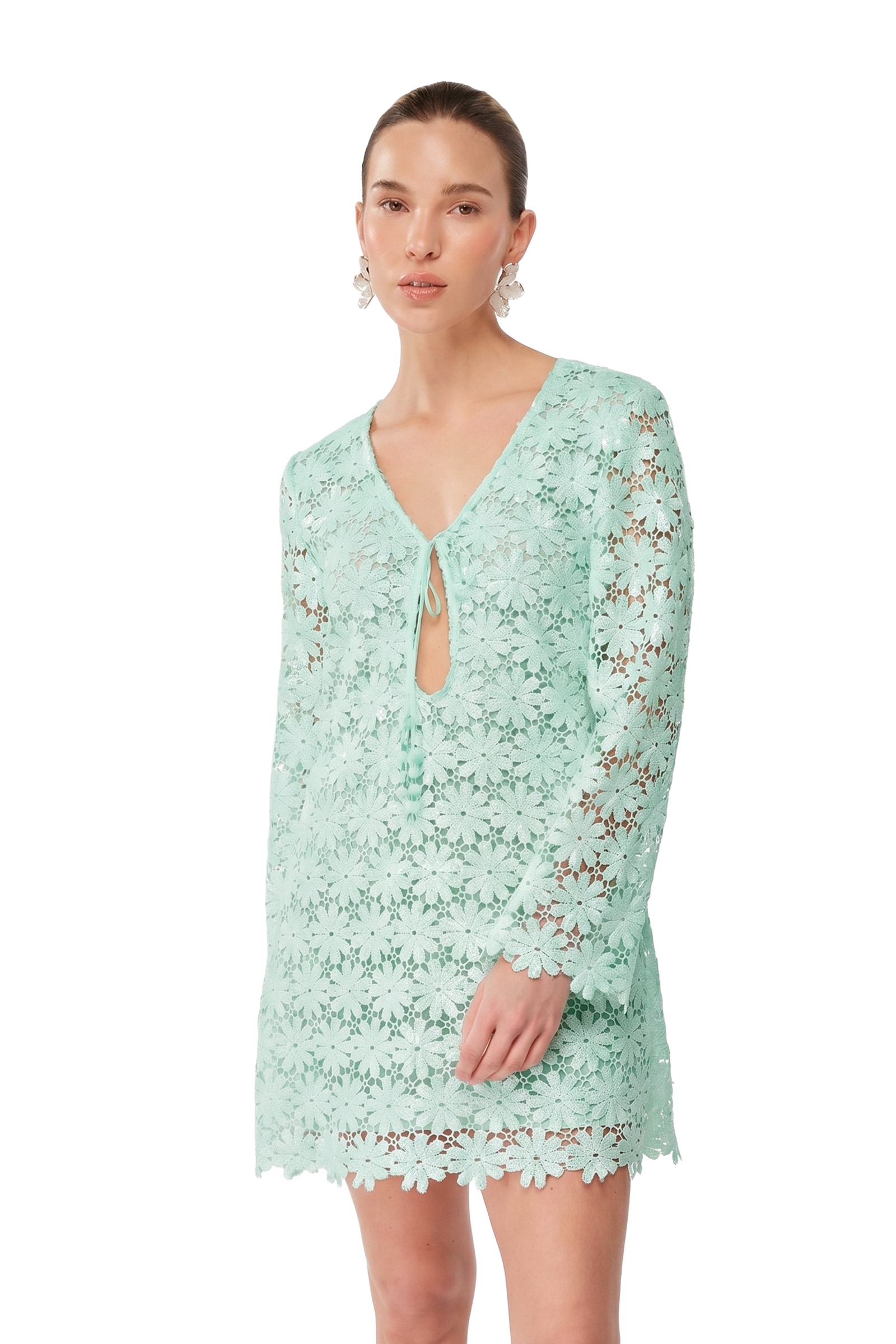 SERAPHINE MINI DRESS SAGE