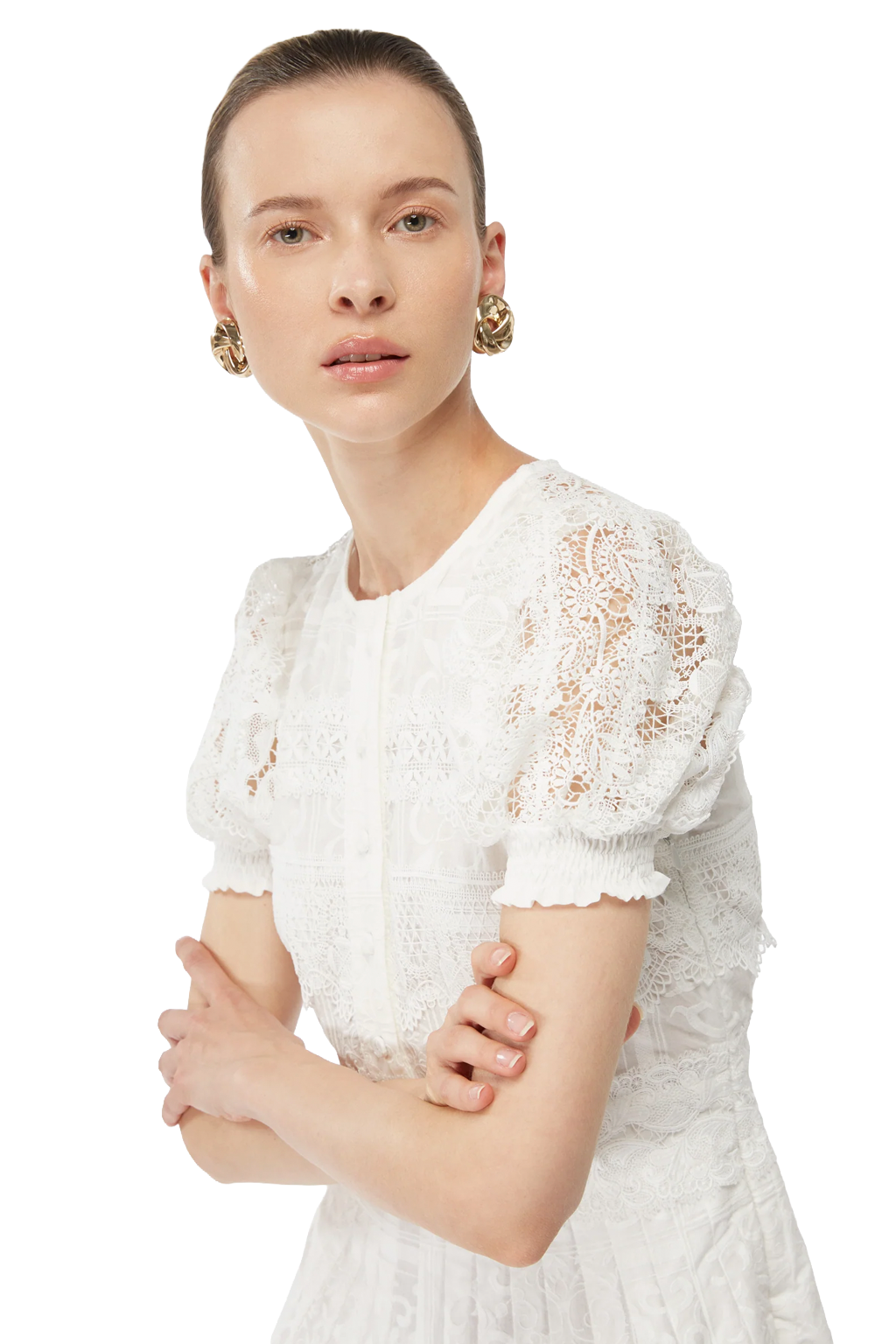 ETOILE MIDI DRESS WHITE