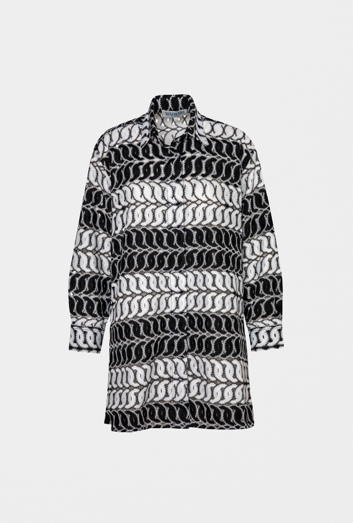PARAMO SHIRT BLACK/WHITE