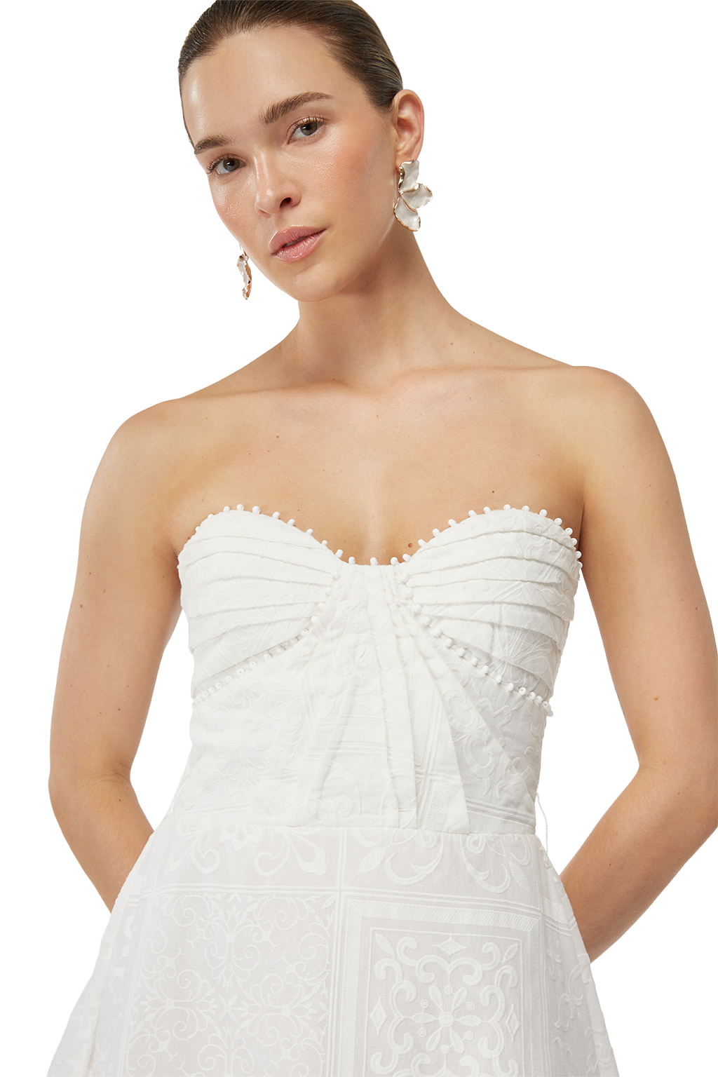 LUNE MINI DRESS WHITE